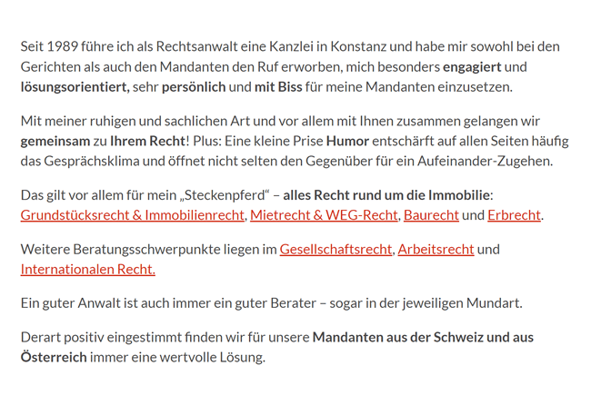 Recht: Baurecht Anwalt für  Tägerwilen, Konstanz, Kemmental, Wäldi, Salenstein, Bottighofen, Raperswilen und Gottlieben, Kreuzlingen, Ermatingen